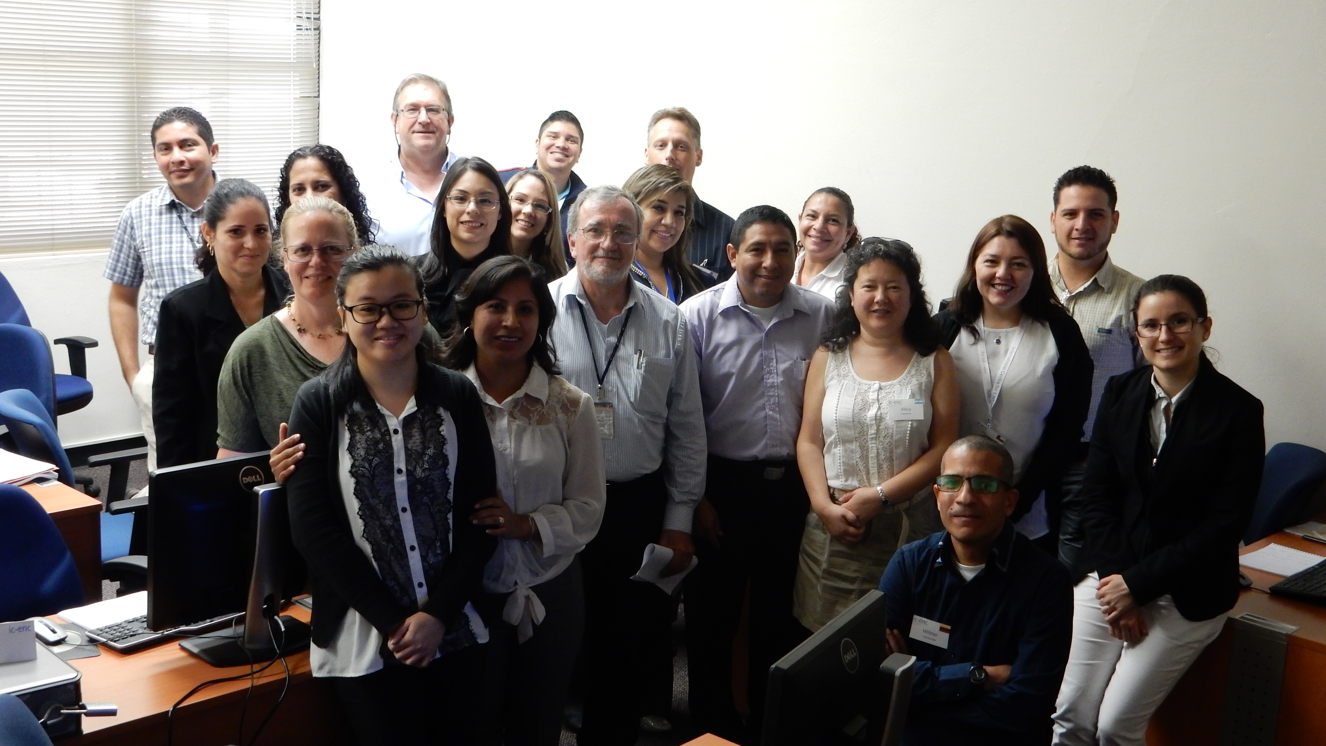 ​Panama Training Course Delegates and IC-ENC Course Trainer, Mike Hawes