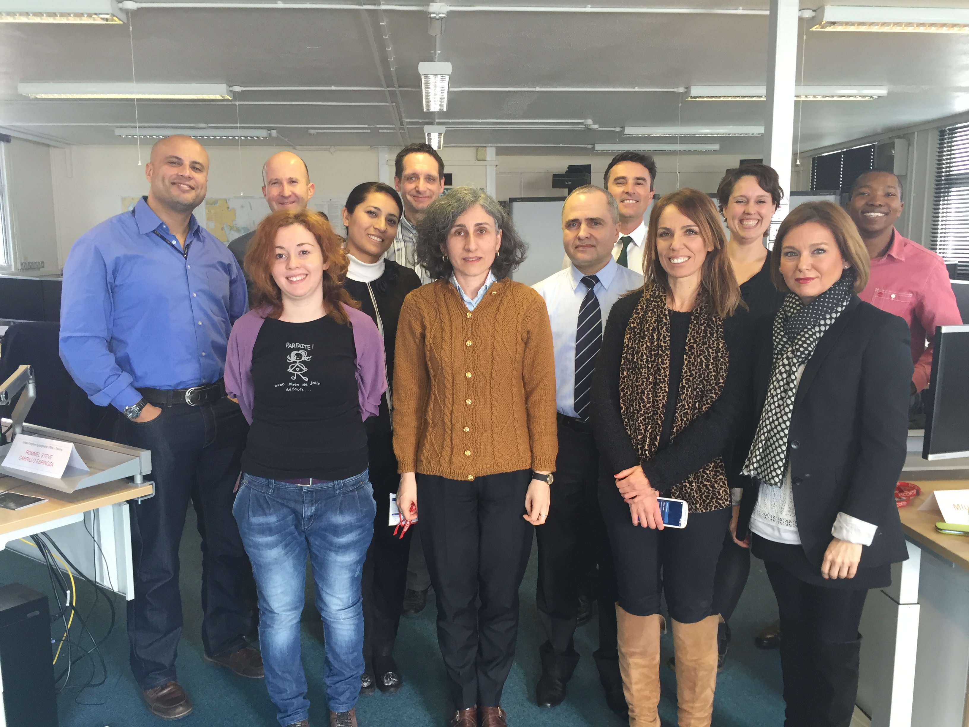 Team photo of the training course delegates